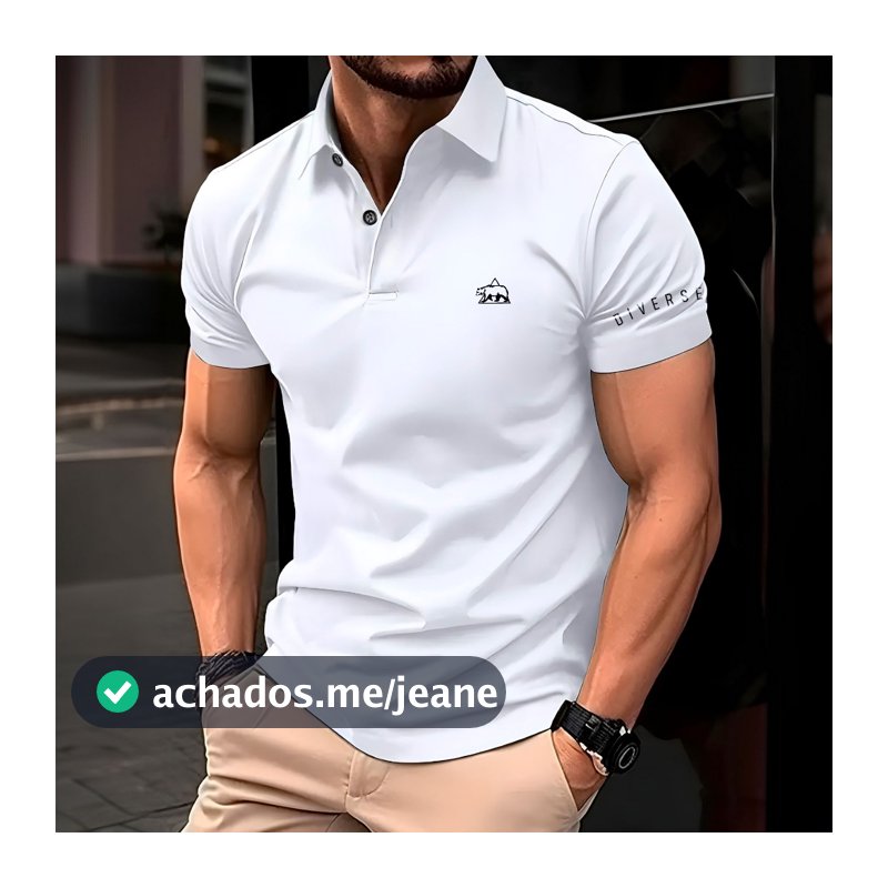 Camiseta Polo Diverse Camisa Masculina Manfinity Tecido Piquet