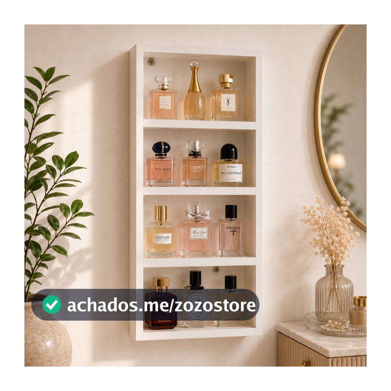 Expositor De Perfumes Prateleira Para Perfumes E Esmaltes e Maquiagem Expositor de Parede Nicho