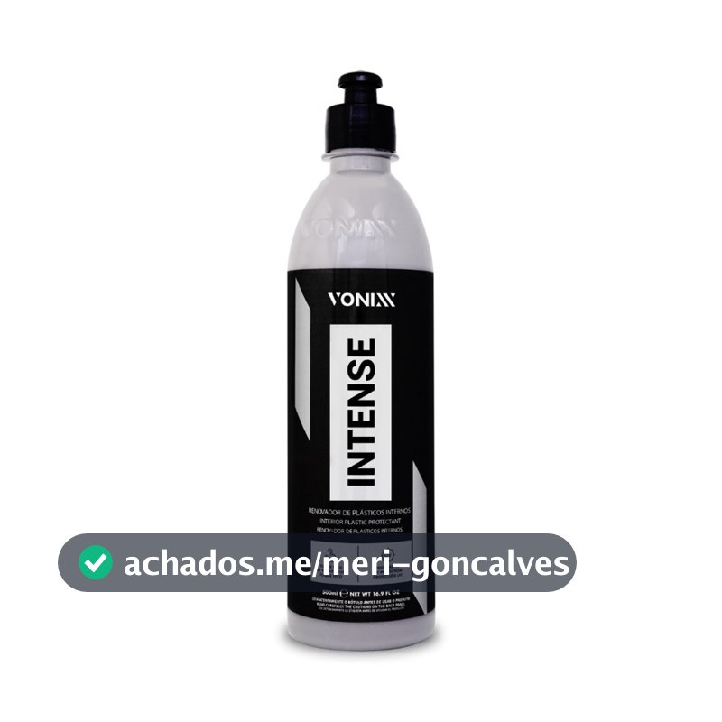 Vonixx Intense Revitalizador Renovador De Plásticos Proteção Uv 6meses Intense Vonixx