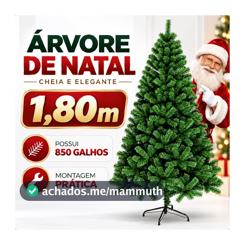 Árvore De Natal Pinheiro Canadense Luxo Base de Ferro 1,50m 1,80m 2,10m 2,40m Galhos Super Cheios Com Hastes Flexíveis