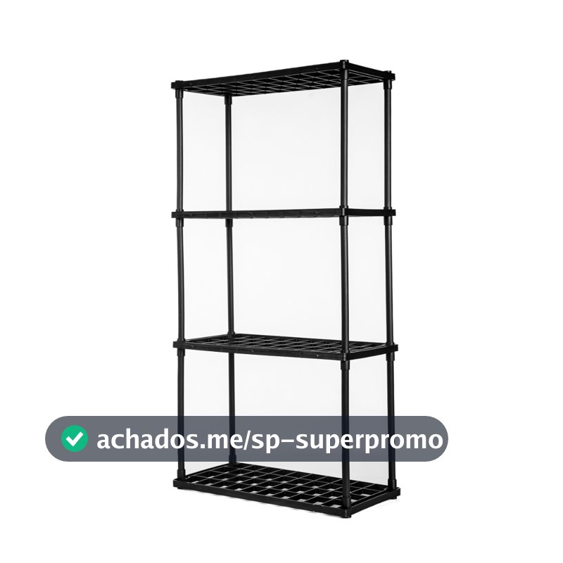 Prateleira multiuso 4 andares modular.