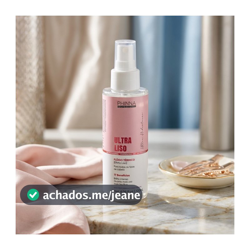Protetor térmico fluído anti frizz e brilho Ultra Liso
