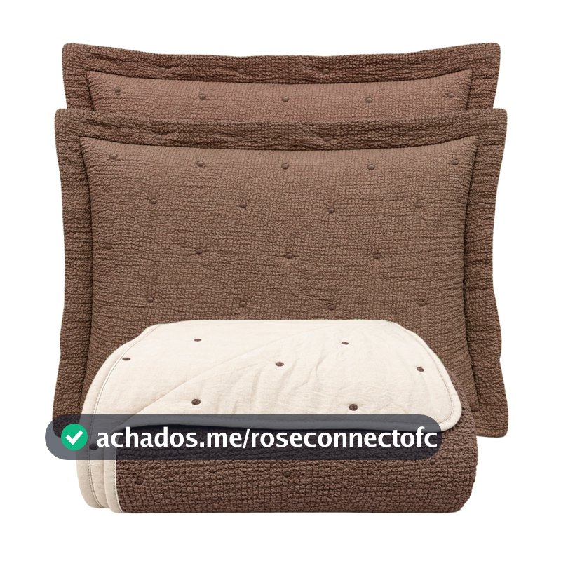 Kit Cobre Leito Percal 300 Fios Dupla Face Textura Clássico 3 Peças