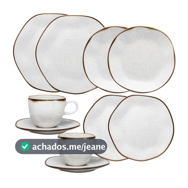 Jogo de Jantar 10 Peças Oxford Ryo Maresia