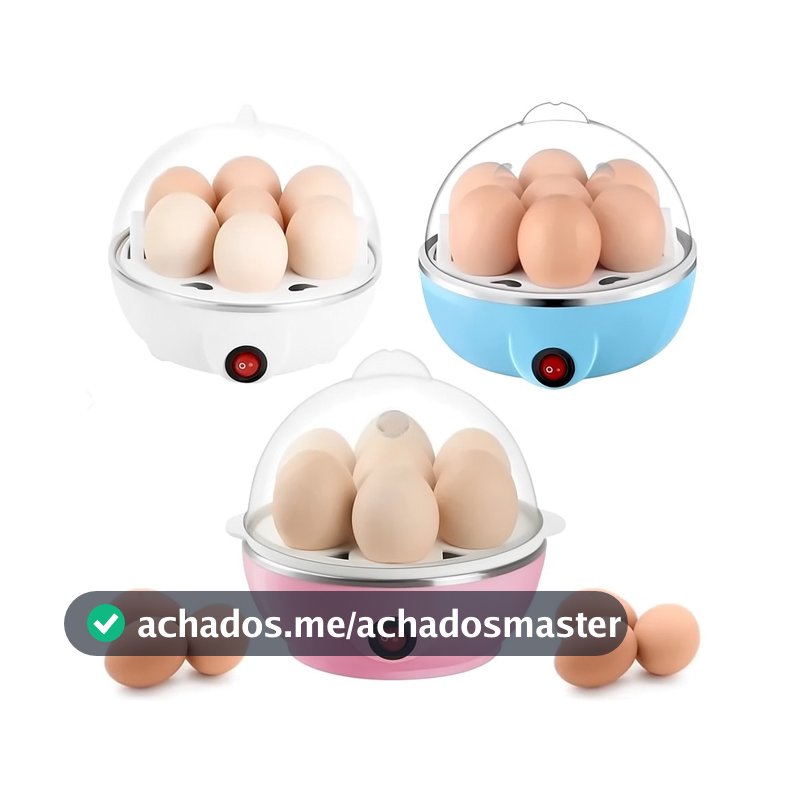 Cozedor de Ovos Elétrico 110V – Portátil a Vapor para Cozinha Envio Imediato