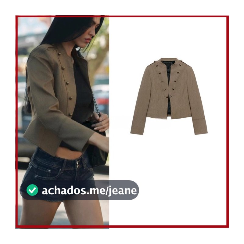 2026 Primavera Verão Novo Blazer Feminino Trespassado  4840740