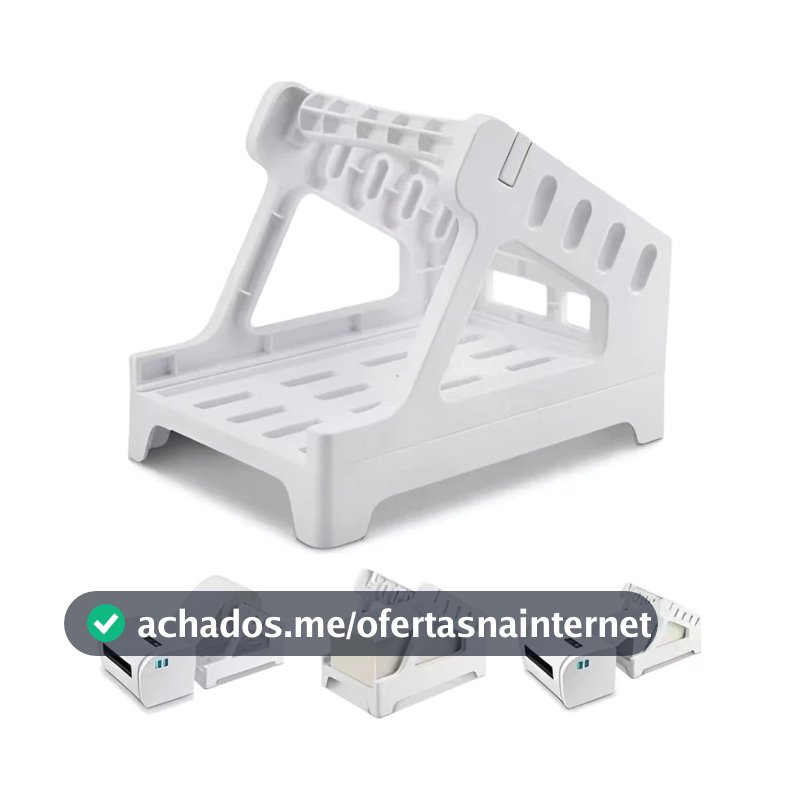 Suporte para etiqueta térmica Compatível com Rolo E Resma Ideal Para Lojas Online E-Commerce