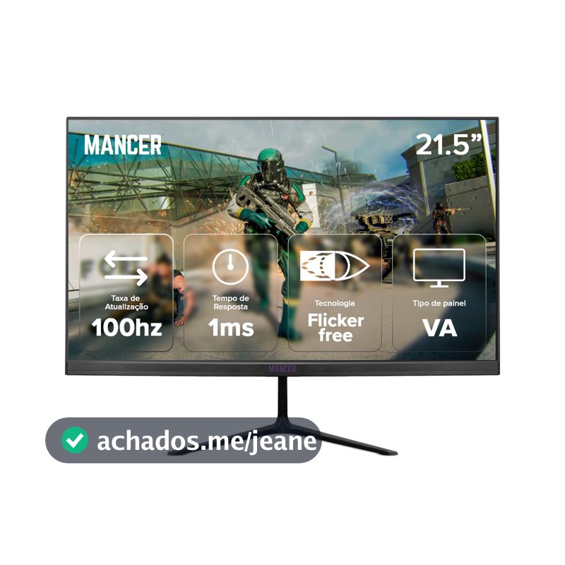 Monitor Gamer Mancer Horizon Z3B, 21.5 Pol, VA, FHD, 1ms, 100Hz, HDMI/VGA, MCR-HZ3BN21-BL2