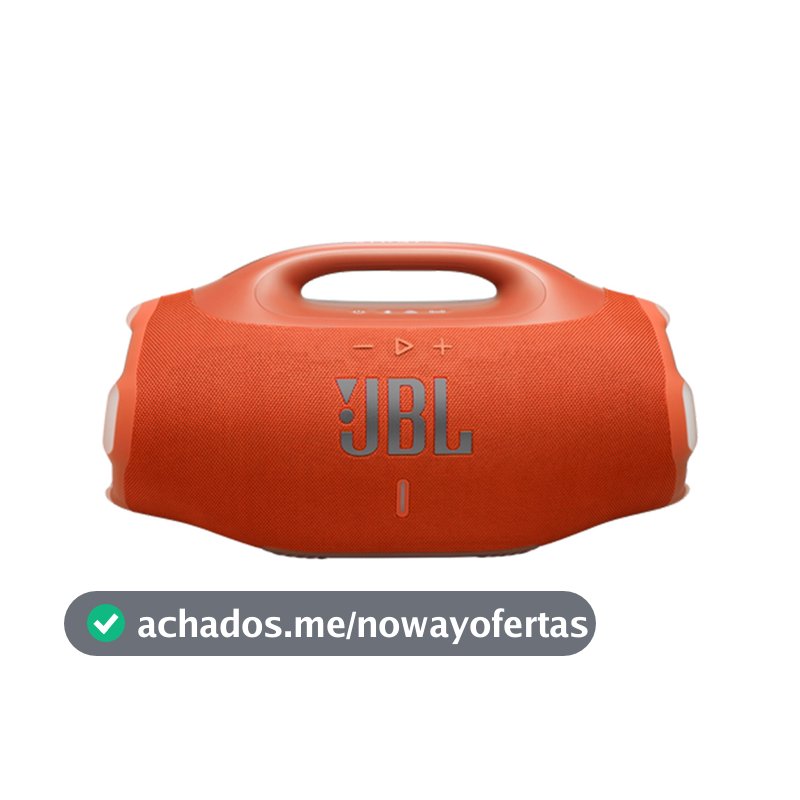 Caixa de Som Jbl Boombox 4 Bluetooth 34h Ip68 210rms - Laranja