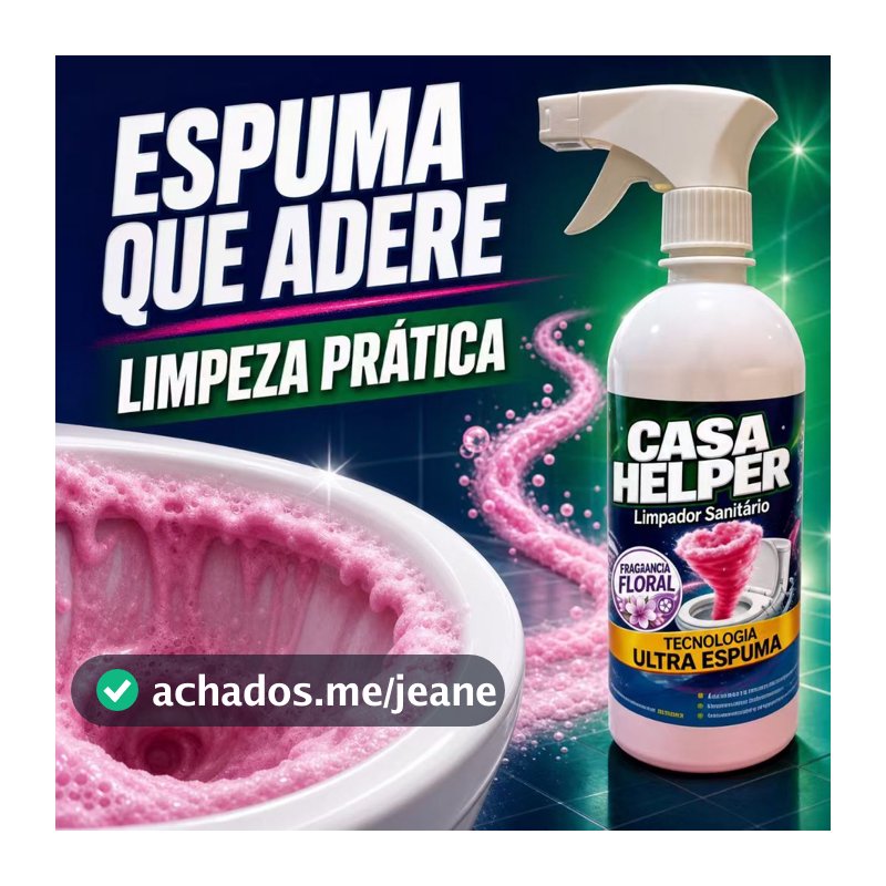 Limpador de Vaso Sanitário Ultra Potente | Envio Imediato, Remove 99% das Manchas Difíceis