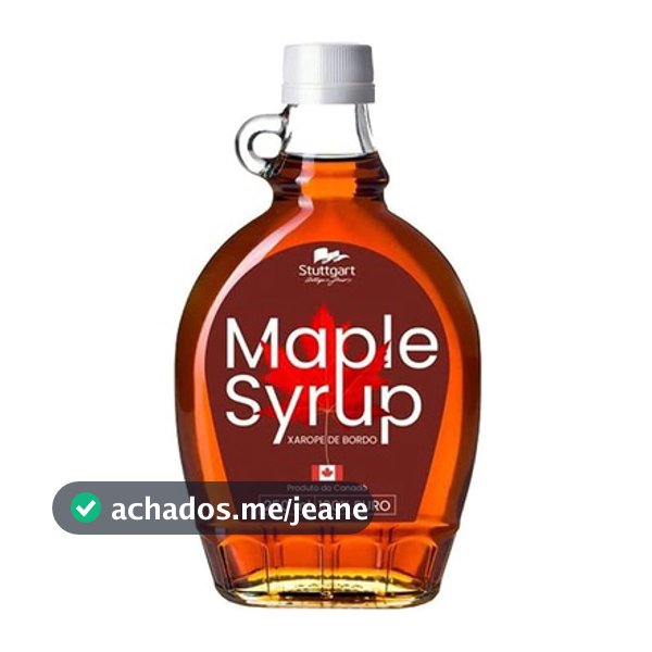 Xarope De Bordo Maple Syrup 100% Puro Importado Canadá