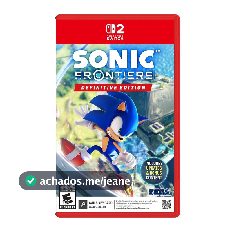 Sonic Frontiers Definitive Edition Switch 2