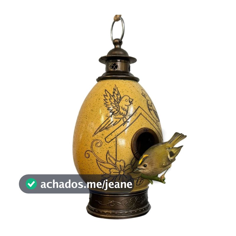 Casa de passarinho. CasaOvo, jardim. Casinhas pássaros