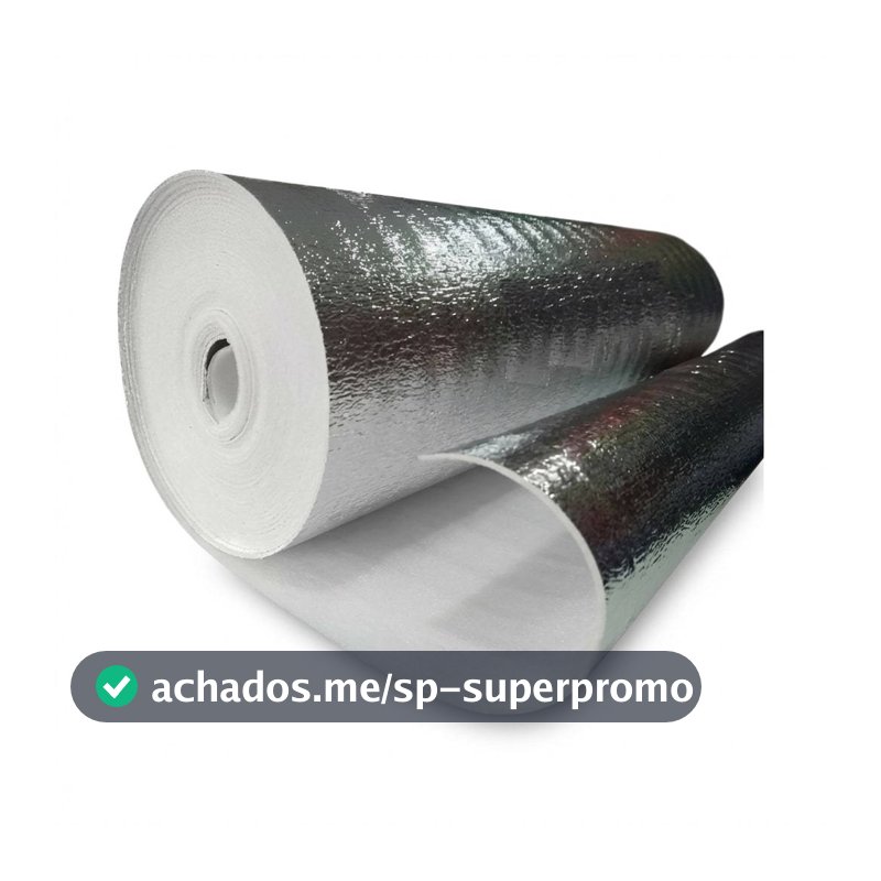 Manta Térmica Aluminizada 2mm Isolante Térmico Impermeável 1,20m
