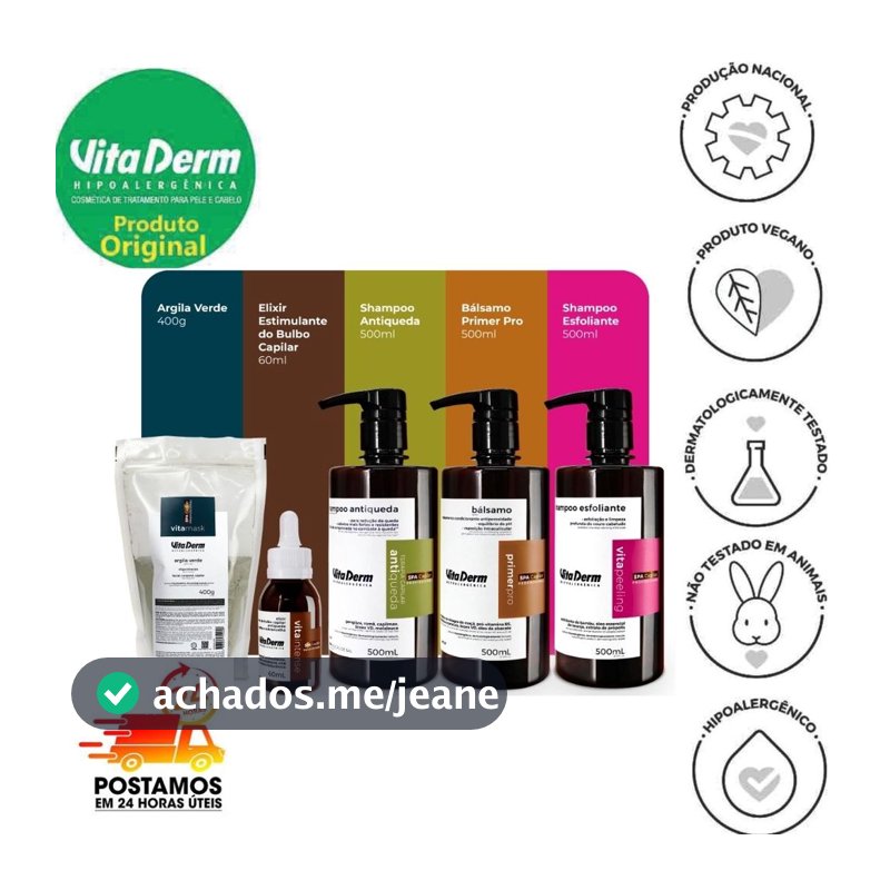 KIT SPA CAPILAR - TERAPIA CAPILAR - VITA DERM
