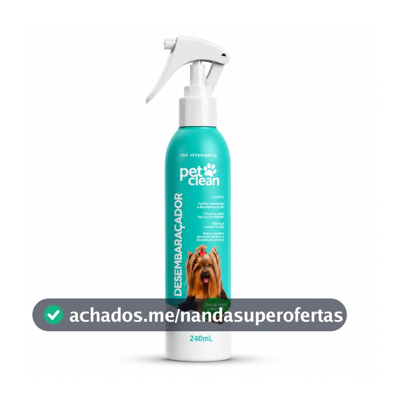 Spray Desembaraçador de Pelos 240ml - Pet Clean