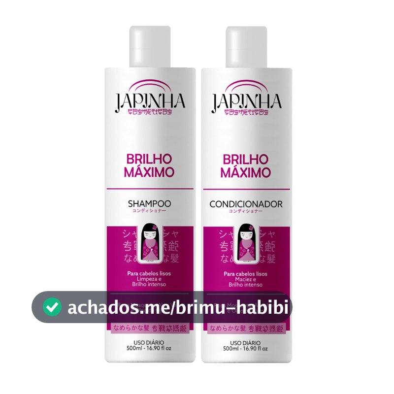 Japinha Brilho Máximo | Shampoo + Condicionador