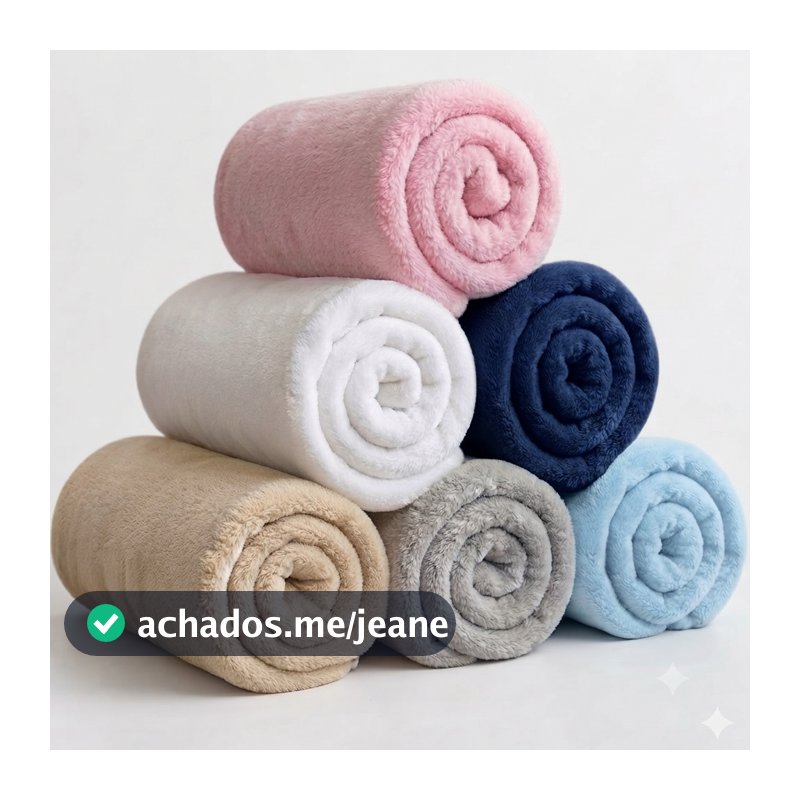 Cobertor de Bebê Microfibra Antialérgico 0,90 x 1,00m Saída de Maternidade Cobertor Infantil