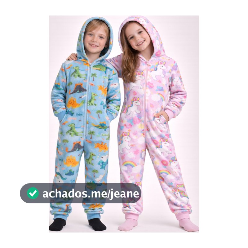 Macacão Conjunto Em Soft Para Bebê Varias Estampas 3D Print Inverno Quentinho