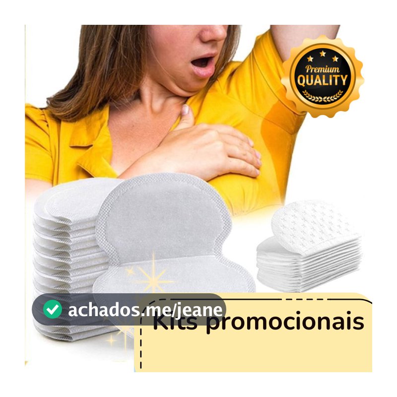 Absorvente Axila Protetor Anti Suor Frescor no Verão