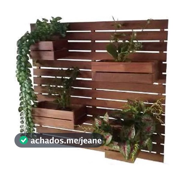 Jardim Vertical/horta Vertical/ Floreira Com 4 Cachepôs