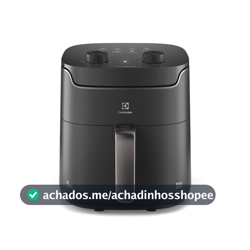 Air Fryer Electrolux por Rita Lobo 5,6L Cinza Efficient Economia de Energia 1400W (EAF40)