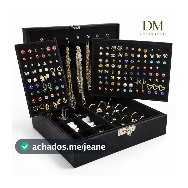 Kit Semi Joia Folheadas p/ Revender Atacado Ouro18k Prata 925 100% com Garantia Banhada Alto Padrão