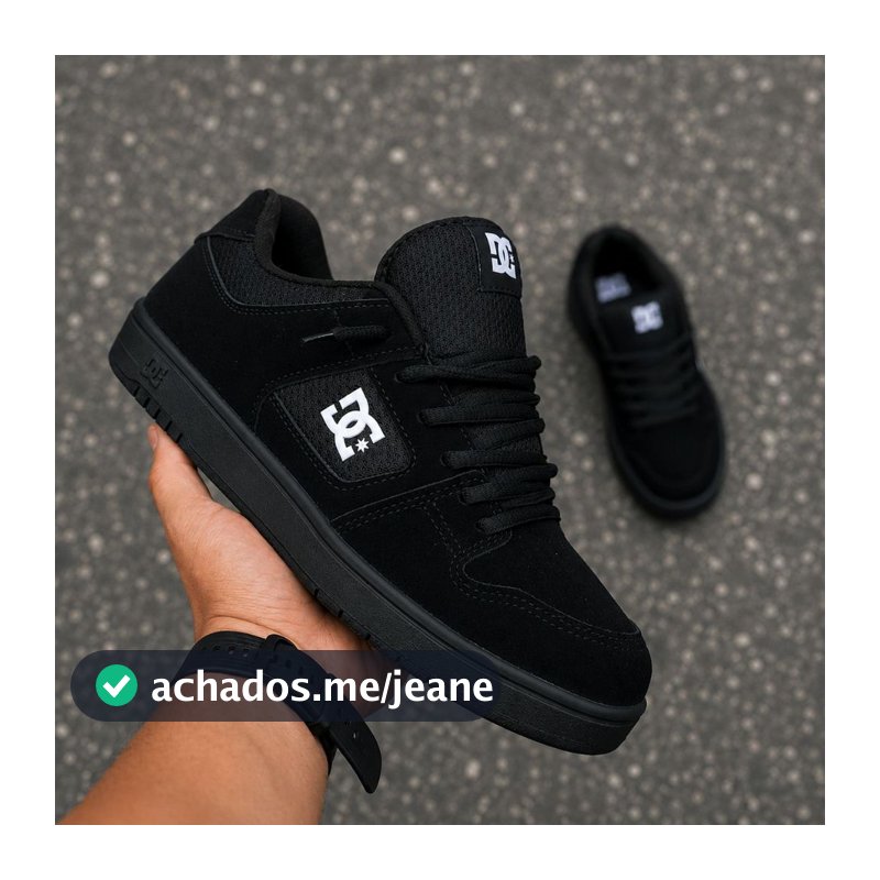 Tenis casual masculino e feminino skatista preto e branco