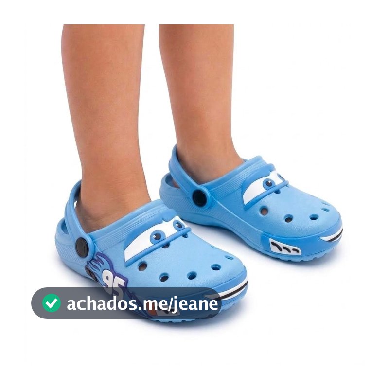 Babuche Infantil Carros MCQueen Menina Menino Masculino Feminino Escolar  Sandália Confortável