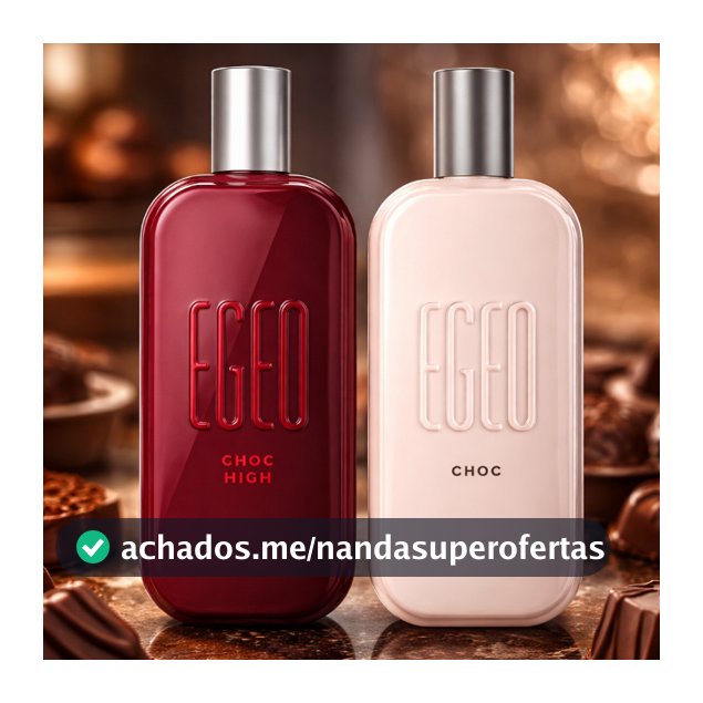 Body Splash Feminino Perfumes Egeo Choc High Chocolate Envolvente Longa Duração