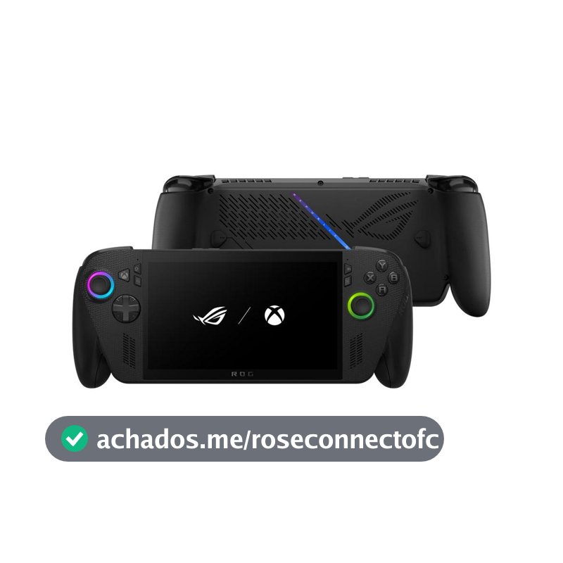 Console Portátil ROG Xbox Ally X Black AMD Radeon Graphics Ryzen AI Z2 Extreme 24GB RAM 1TB Windows 11 Tela 7"-NH012W