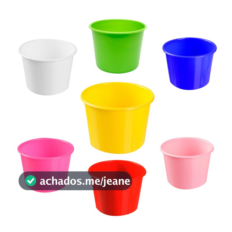 Kit 10 Balde De Pipoca De 1,5L  - Lembrancinha Baldinho Barato