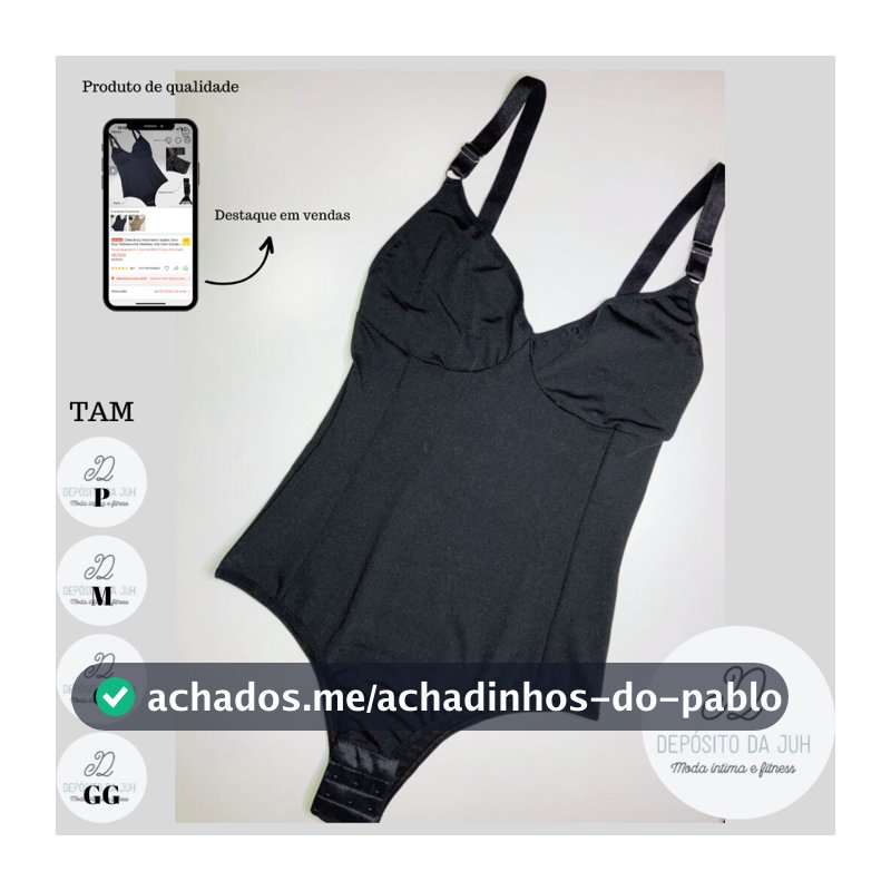 Modelador Cinta Bore Suplex Sem Bojo Redutora De Medidas Alta Com Compressão Alça Reforçada