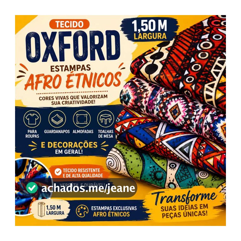 Tecido Oxford Temas Africanos Etnicos 100% Poliester vendas a partir de 50 cm x 1,50 mt largura TECIDO QUE FAZ DE TUDO