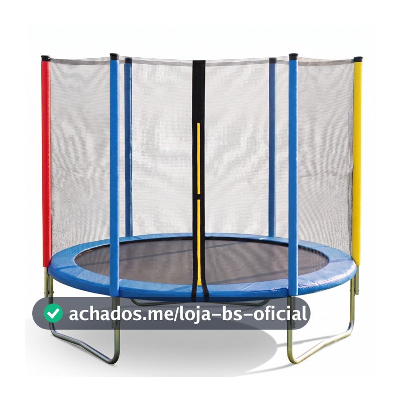 Cama Elástica Pula Pula Infantil Trampolim 1,8 Metros e 1,4 Metros