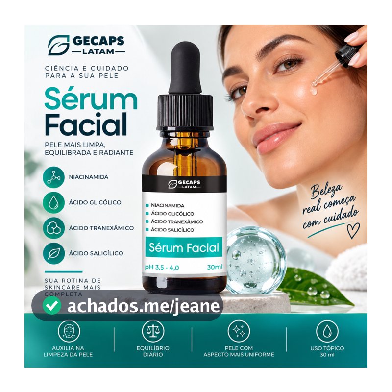 Sérum Clareador de Manchas Facial - Hidratante 30ml