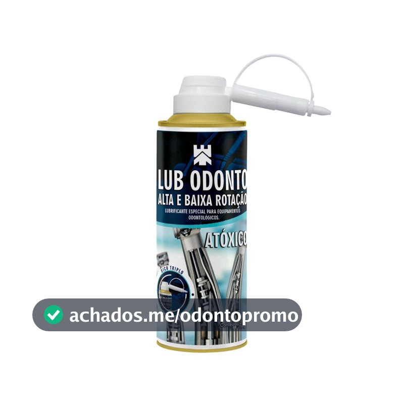 LUBRIFICANTE ODONTOLÓGICO ALTA E BAIXA ROTAÇÃO 200ml/140g