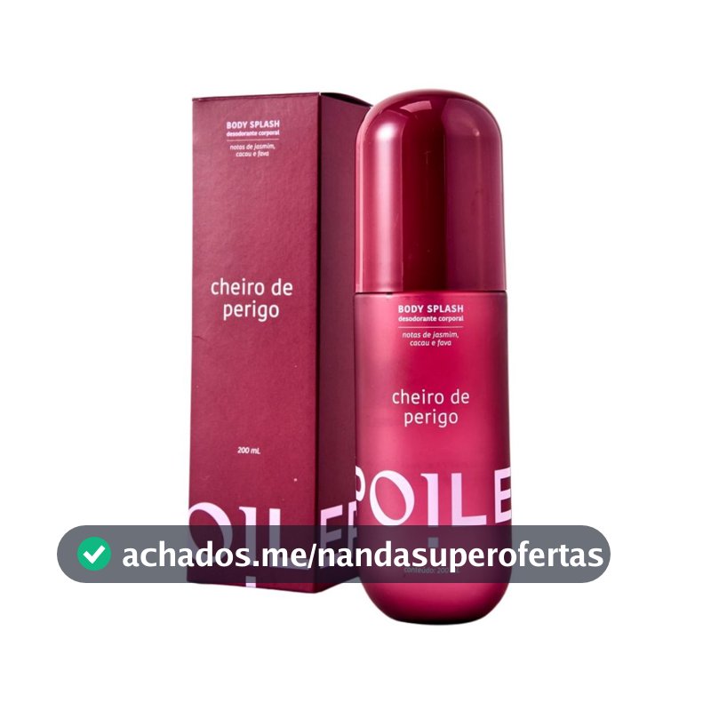 Body Splash Cheiro De Perigo (200ml) - Spoiler