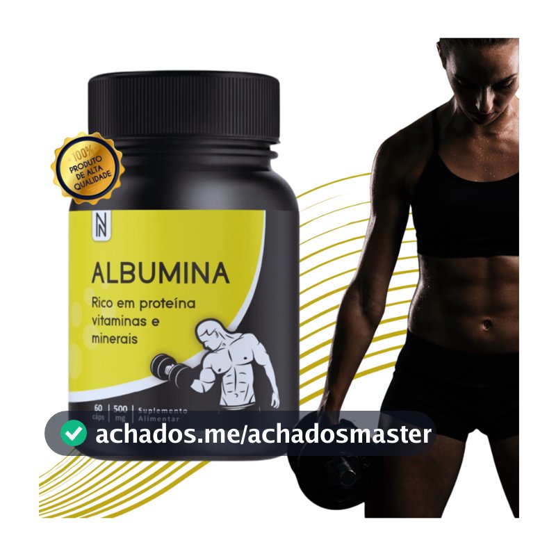 Albumina NATURALY Suplemento Aumento Da Massa Muscular