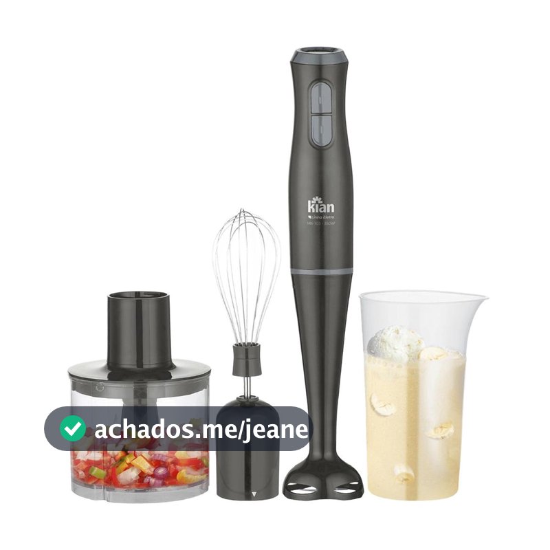 Mixer 3 em 1 Multifunções 2 Velocidades 350W - Kian