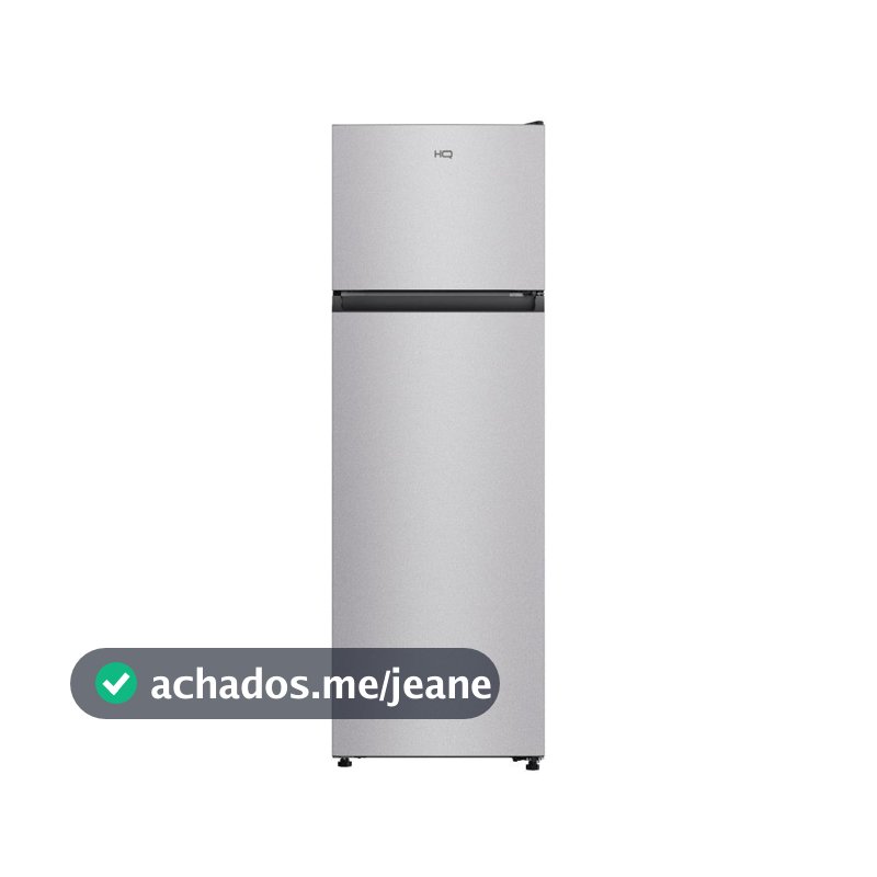 Geladeira Refrigerador HQ Defrost 290 Litros Prata HQ-290RDF