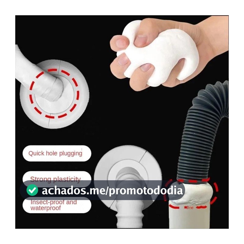 Massa De Vedação Impermeável Flexível De Uma Peça 15g Enchimento De Furo De Parede À Prova De Insetos Para Tubos E Lacun