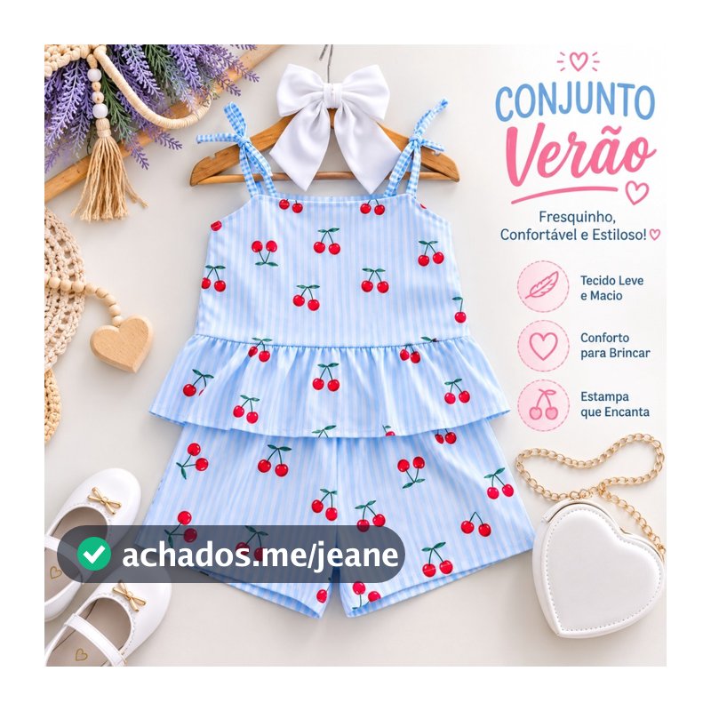 Conjunto Infantil Menina Roupa Infantil Menina Blogueirinha