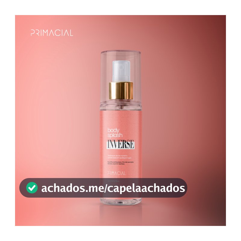 BODY SPLASH FEMININO INVERSE 200ML - PRIMACIAL PERFUME AMBAR FLORAL