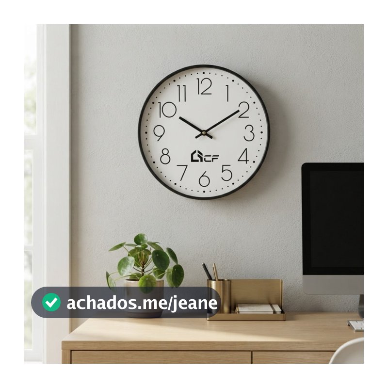 Relógio de Decoração para Escritório, Relógio De Parede, Relógio de Pilha