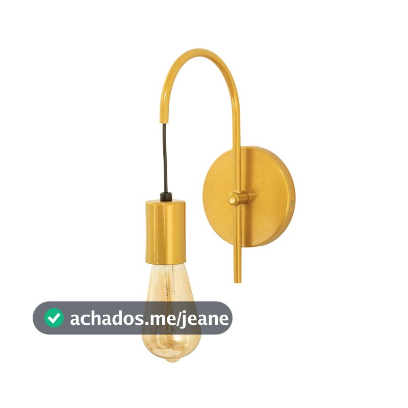 Luminária Parede Arandela Abajur Moderno Quarto Cama Cabeceira Alumínio Soquete E27 - Várias Cores