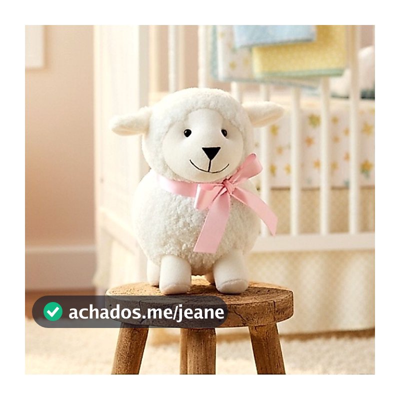 Ovelhinha de Pelúcia Abel com Laço