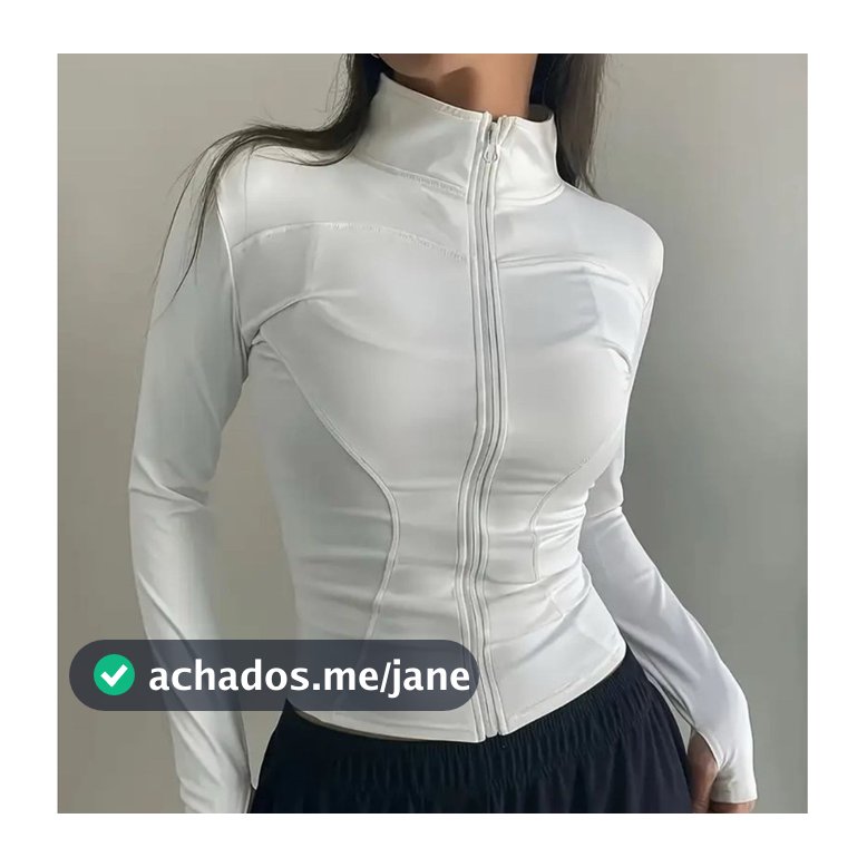 blusa manga longa gola alta academia suplex dia a dia inverno moda 2026