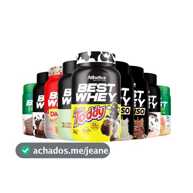 Whey Protein Best Whey Atlhetica Nutrition 900g Sabores Variados Original