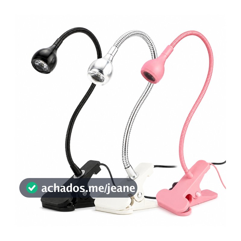 Mini Lâmpada Led USB De Mesa Com Clipe Flexível UV Para Unhas bombara
